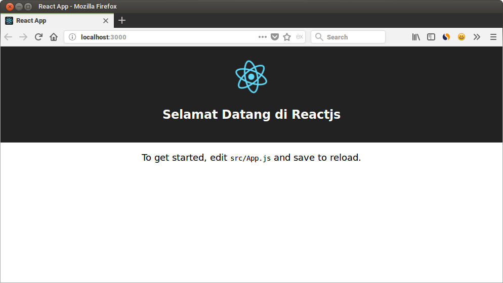 Start server react